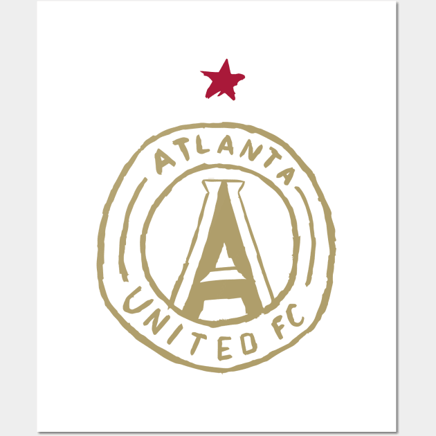 Atlanta Uniteeed fc Wall Art by Very Simple Graph